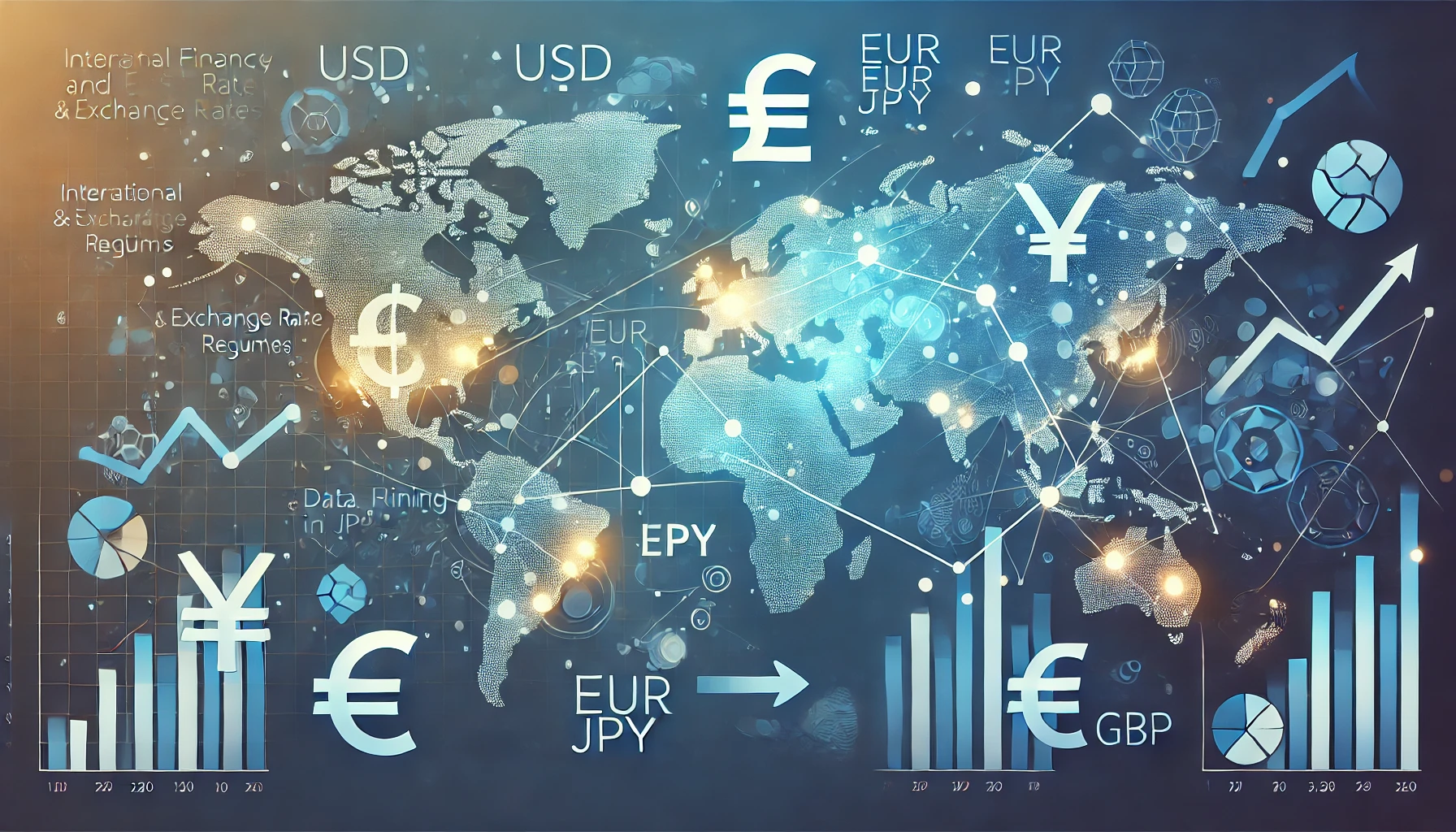 DALL·E 2025-08-11 08.34.20 – Modern and abstract digital illustration for a course titled “International Finance and Exchange Rate Regimes,” featuring a world map with illuminated DALL·E 2025-08-11 08.34.20 – Modern and abstract digital illustration for a course titled “International Finance and Exchange Rate Regimes,” featuring a world map with illuminated
